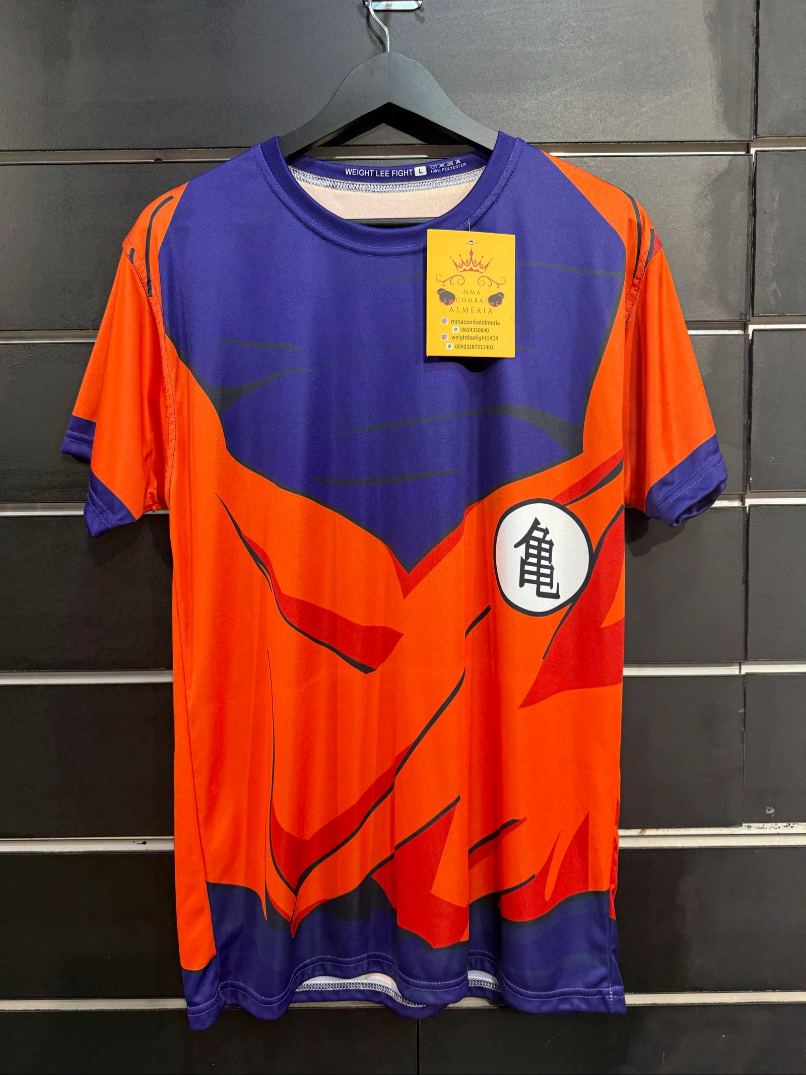 Camiseta entrenamiento goku